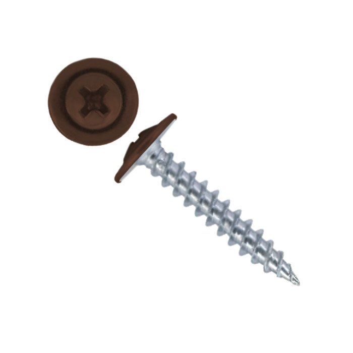 Саморез ПШ 4,2х19 (1000шт) шлиц PH2 RAL 8007